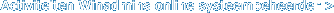 Activiteiten Winadmins online systeembeheerder >