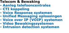 Telecom & Bewaking